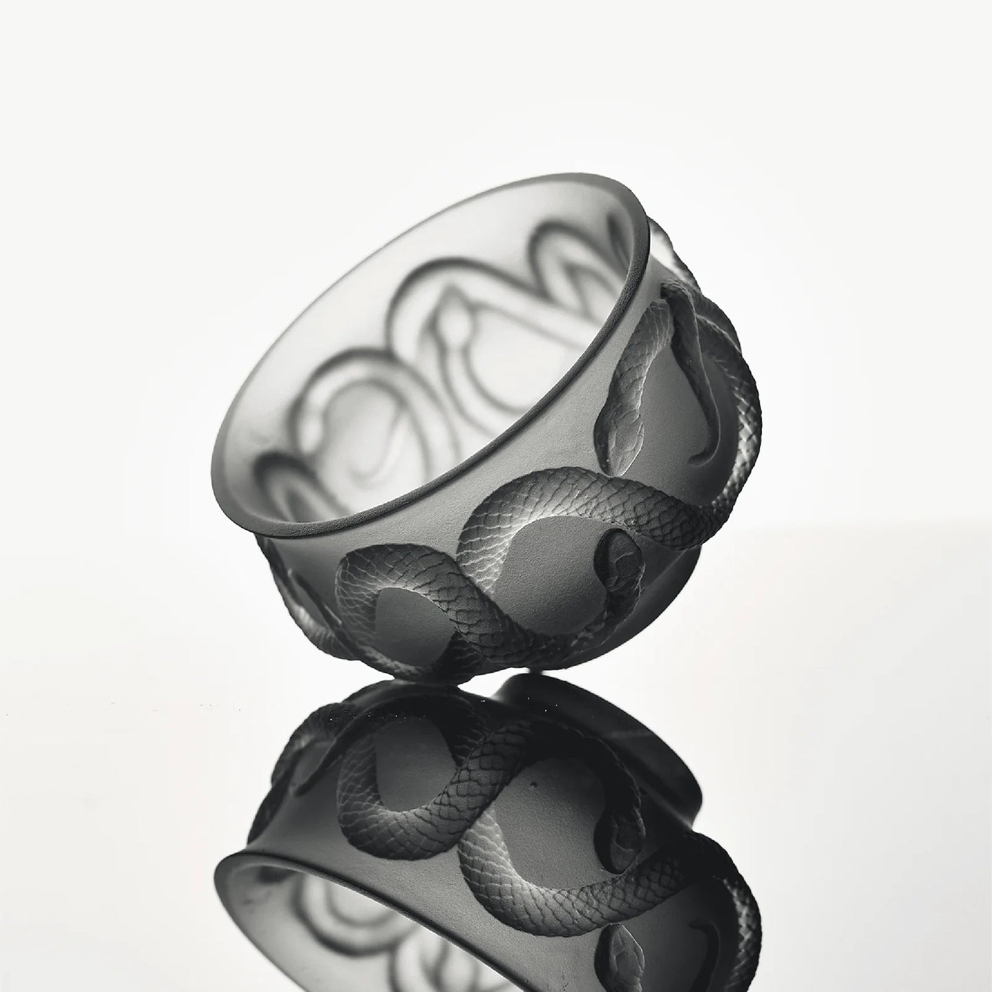 Zodiac Snake Year Glass Tea Set-A glaze glass tea cup set inspired by the Chinese Zodiac Year of the Snake