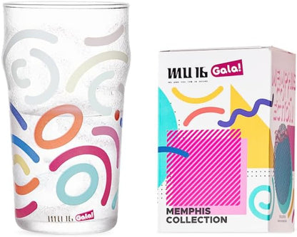 Memphis Torino Beer Glass-A color-changing glass inspired by the joy and rebellion of Memphis design