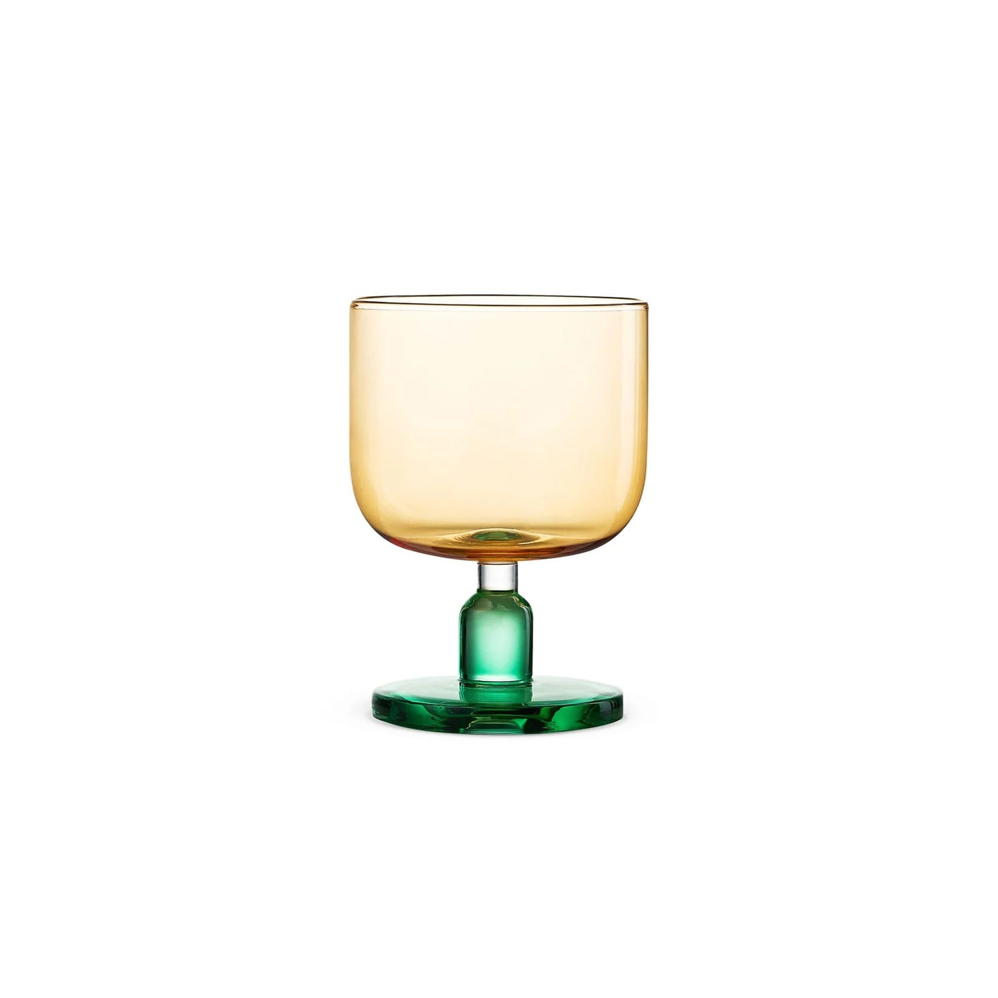 Jelly Short Goblet-A colorful glass inspired by the softness and glow of fruit jelly