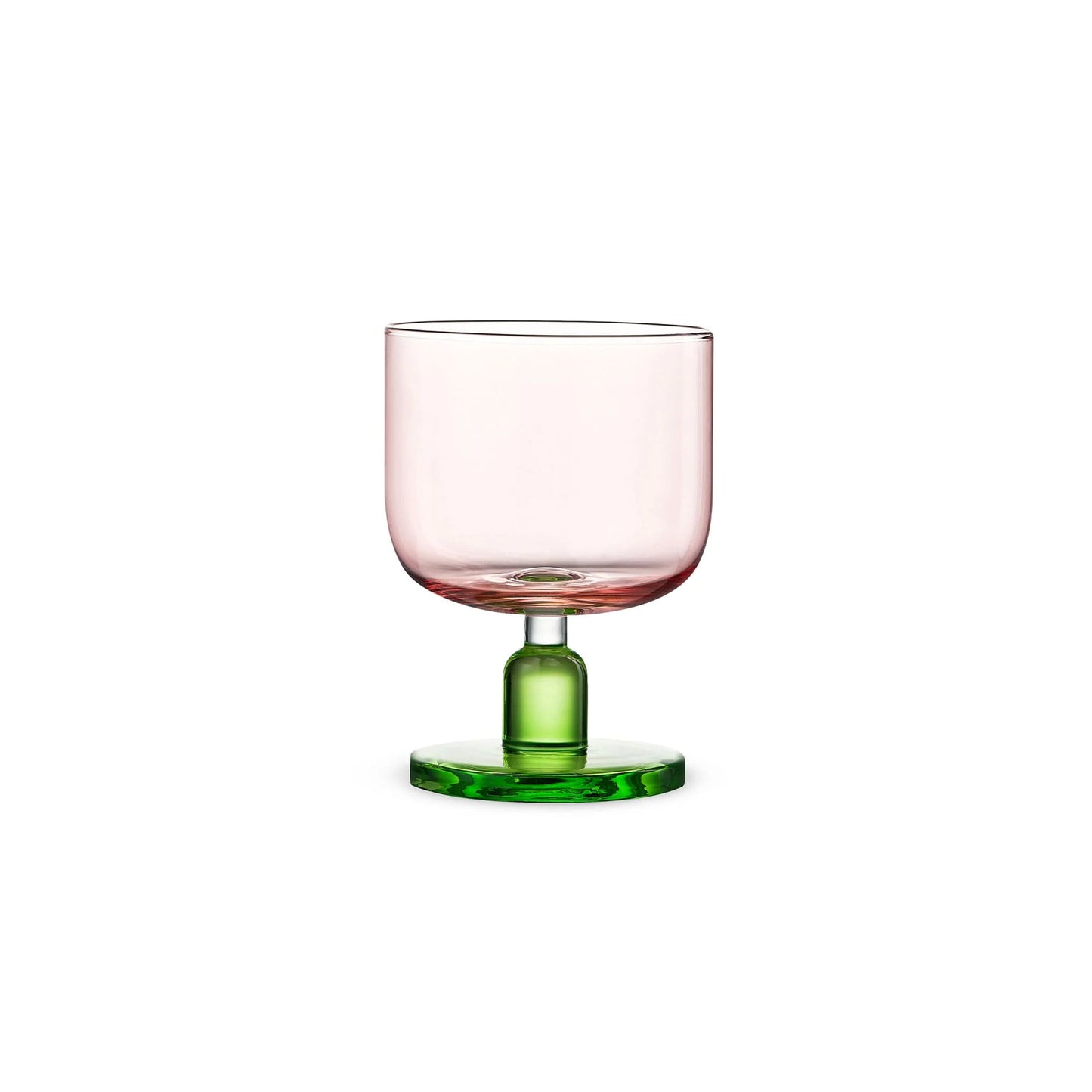 Jelly Short Goblet-A colorful glass inspired by the softness and glow of fruit jelly