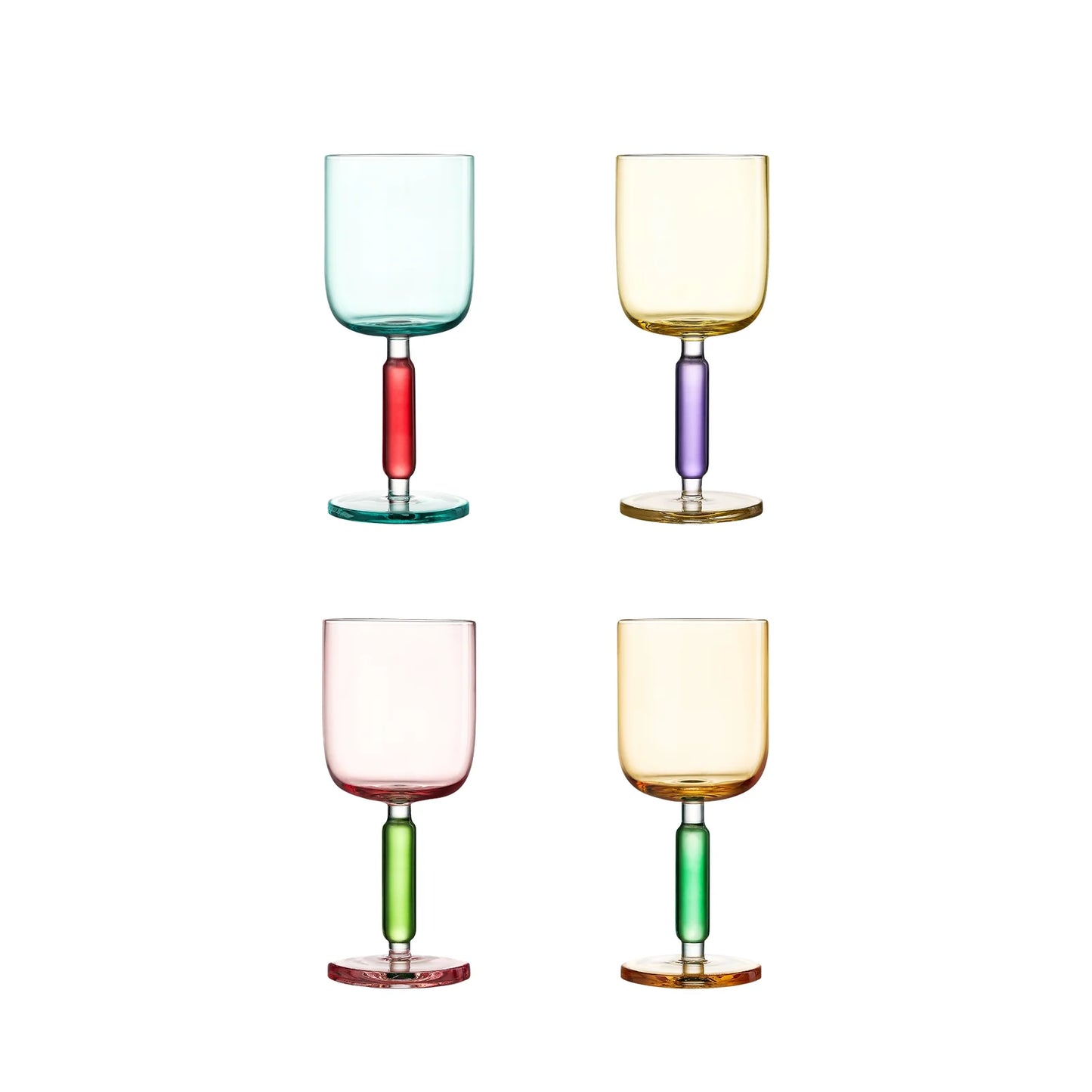 Jelly Tall Goblet-A colorful glass inspired by the softness and glow of fruit jelly