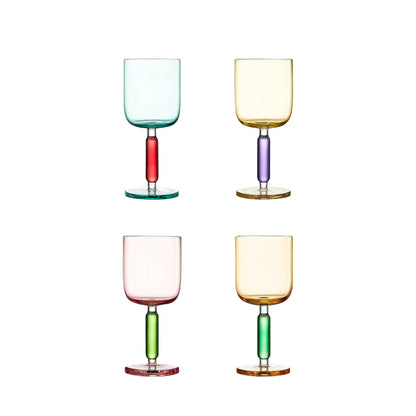 Jelly Tall Goblet-A colorful glass inspired by the softness and glow of fruit jelly