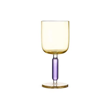 Jelly Tall Goblet-A colorful glass inspired by the softness and glow of fruit jelly