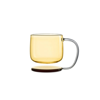 Jelly Float Glass Cup-A floating glass cup inspired by the clarity and softness of jelly desserts